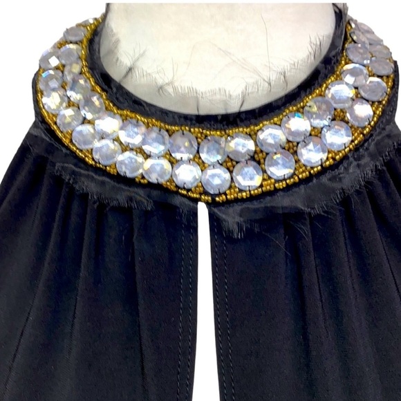 Unyx Rhinestone Neck Open Sides & Back Halter Top - Picture 4 of 4